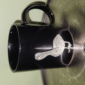 Black Mug with Pewter Pelican/ GUC